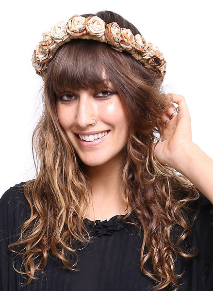 Hemp Flower Headpiece - Me - BeHoneyBee.com