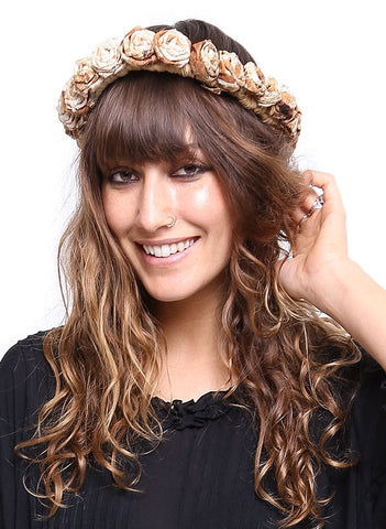 Hemp Flower Headpiece - Me - BeHoneyBee.com