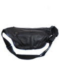 90's Black Leather Fanny Pack - Vintage - Vintage - BeHoneyBee.com - 2