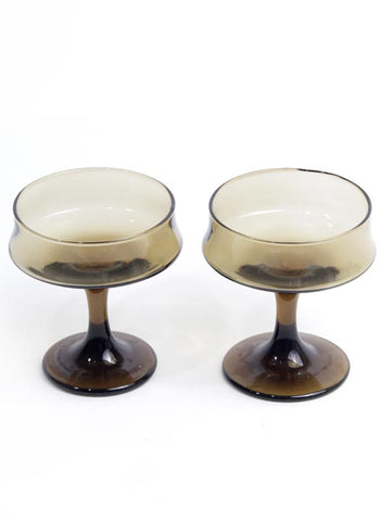 Brown Champagne Glass Set - Me - BeHoneyBee.com