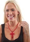 Morticia Cross Choker (5 color options) - Me - BeHoneyBee.com - 4