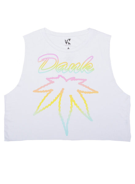 Dank Crop Muscle Tank - MYVL - BeHoneyBee.com