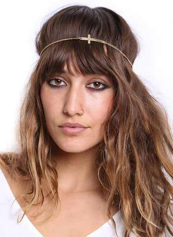 Cross Headpiece - Me - BeHoneyBee.com - 1