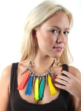 90s Tribal Goddess Necklace - Me - BeHoneyBee.com - 2