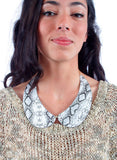 Snake Collar Necklace - Me - BeHoneyBee.com - 2
