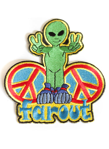 Sew On Alien Patch - BeHoneyBee.com - New & Vintage Pieces for your Home and Closet - BeHoneyBee.com