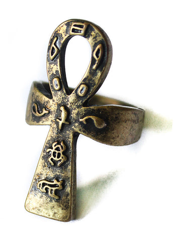 Ankh Ring - BeHoneyBee - BeHoneyBee.com - 1