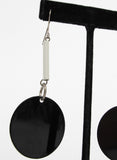 B&W earrings - Me - BeHoneyBee.com - 2