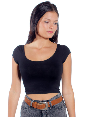 Basic Crop Top - BeHoneyBee - BeHoneyBee.com - 1