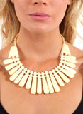 Soft Spike Collar Necklace (3 Colors) - Me - BeHoneyBee.com - 1