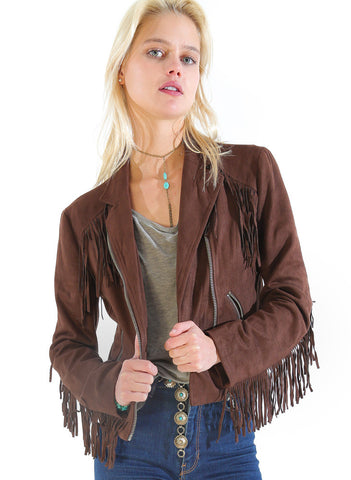 Patti Fringe Jacket - Angela & Roi - BeHoneyBee.com - 1