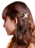 BHB Cross Hair Barrette - Me - BeHoneyBee.com - 2