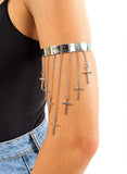 Goth Babe Cross Armlet - Me - BeHoneyBee.com - 1