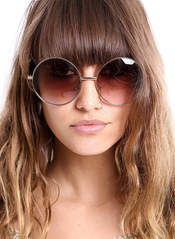 Oversized Lennon Sunnies - Me - BeHoneyBee.com - 1