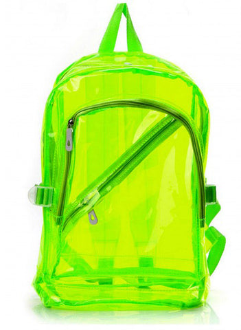 Neon Jelly Beach Backpack - Me - BeHoneyBee.com - 1