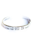 "To the moon and back" Friendship Bracelet - BeHoneyBee - BeHoneyBee.com - 2