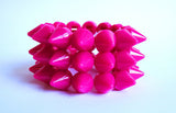 Spiked stud Stretch Bracelet (6 Colors) - Me - BeHoneyBee.com - 6