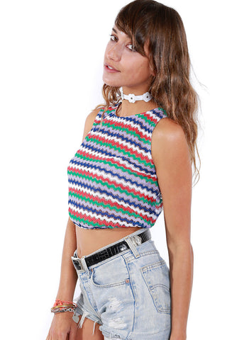 Split back Crop top - BeHoneyBee - BeHoneyBee.com - 1