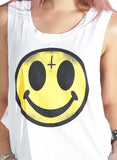 Evil Smiley Singlet - MYVL - BeHoneyBee.com - 2