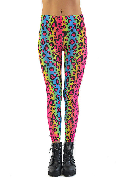 Neon Wild Child Leggings - BeHoneyBee - BeHoneyBee.com - 1