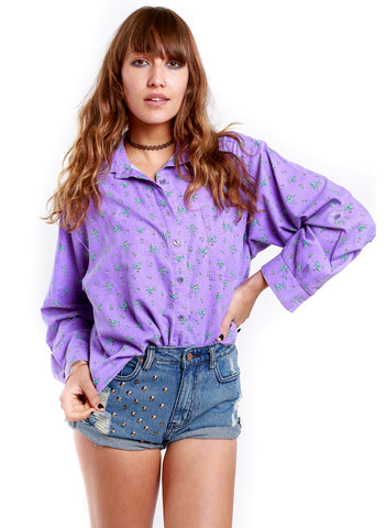 Oversized Blossom Blouse - Vintage - Me - BeHoneyBee.com - 1