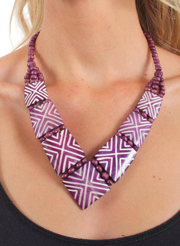 Tribal Bone Necklace (2 colors) - Me - BeHoneyBee.com - 1