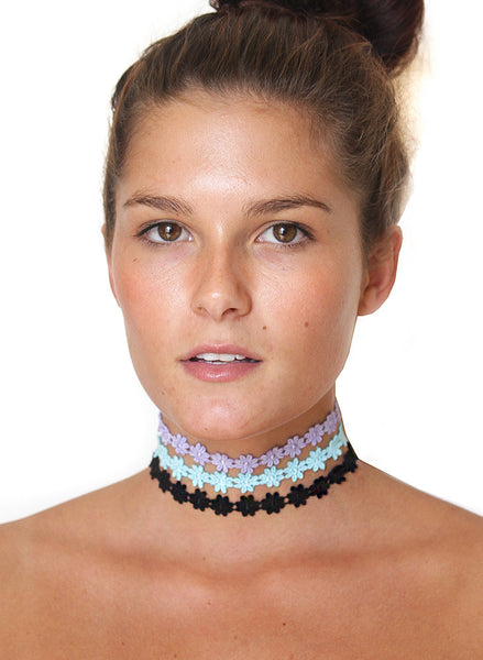 Flower Child Choker - Angela & Roi - BeHoneyBee.com - 1