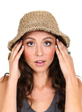 Straw Bucket Hat - BeHoneyBee - BeHoneyBee.com - 3