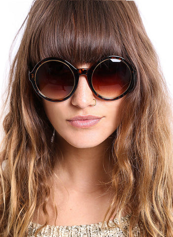 Tortoise Shell Wonka Sunnies - Me - BeHoneyBee.com - 1