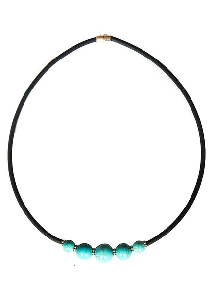 Magnetic Turquoise Choker - BeHoneyBee.com - New & Vintage Pieces for your Home and Closet - BeHoneyBee.com