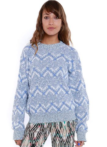 Zig Zag Sweater - vintage - Vintage - BeHoneyBee.com - 1