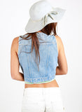 Vintage Denim vest - Me - BeHoneyBee.com - 2
