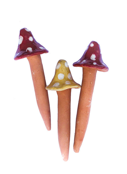 MAGIC MUSHROOM GARDEN STAKES - BeHoneyBee - BeHoneyBee.com