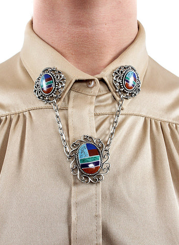 Vintage Cowgirl Collar Clip - Me - BeHoneyBee.com